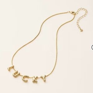 Kate Spade x Target limited edition Lucky Bubble Chain Goldtone Charm Necklace